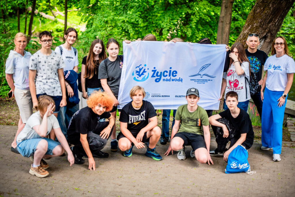„Życie nad wodą” – spotkanie z uczniami SP14 nad Łyną